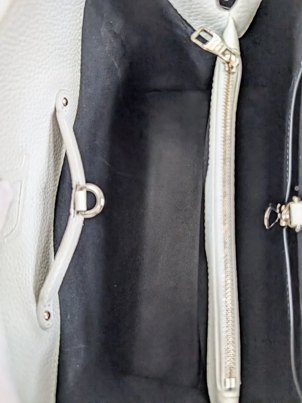 Louis Vuitton Light Grey Degrade Taurillon Leather Capucines PM Bag